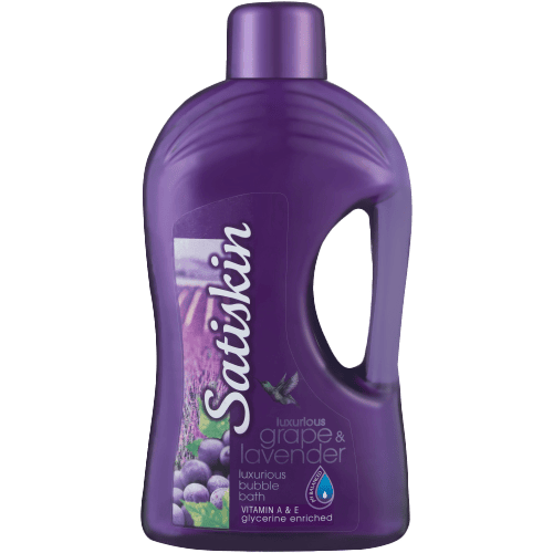 Satiskin Grape Lavender bubble bath, 2 litre