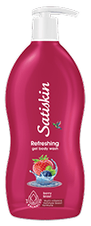 Satiskin Berry Blast shower gel, 1 litre