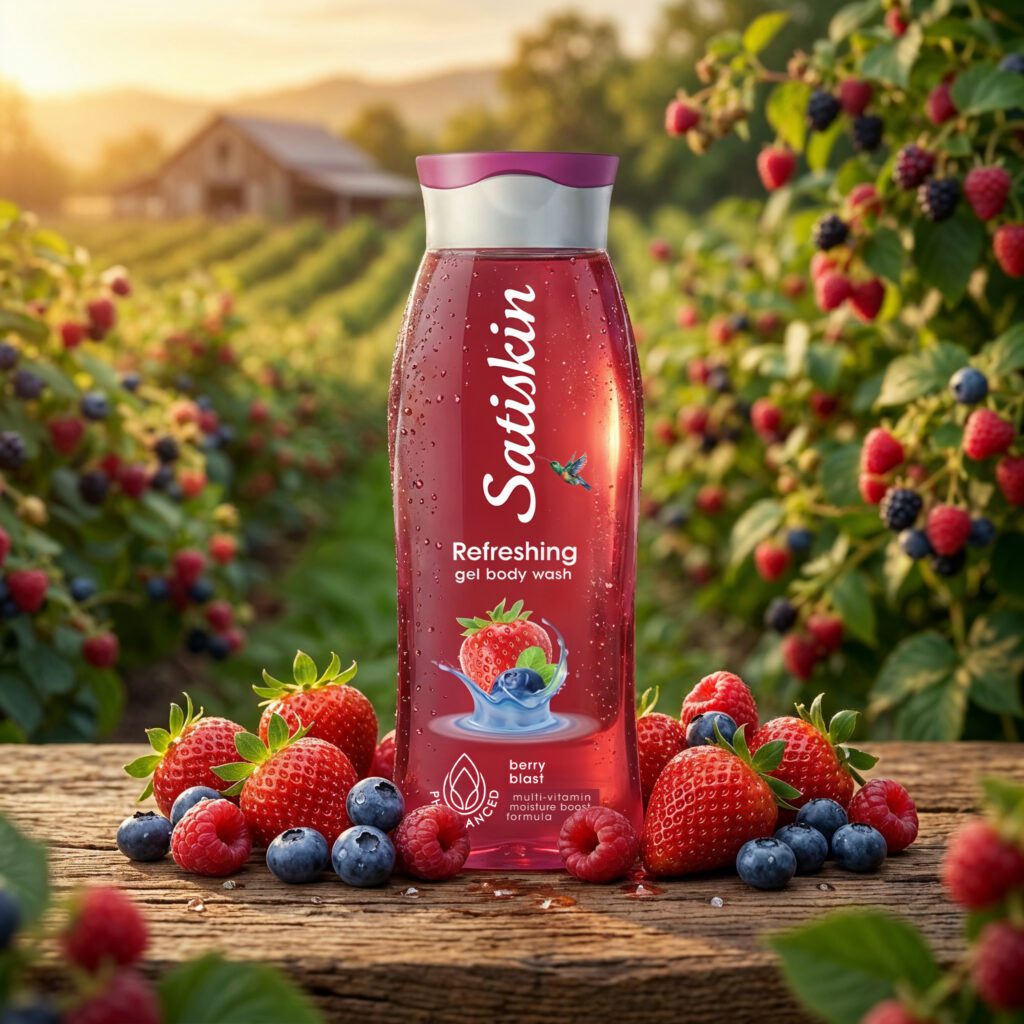 Satiskin Shower Gel – Berry Blast