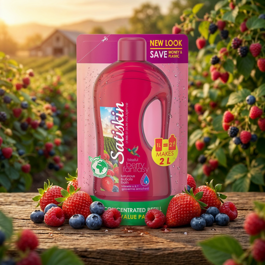Satiskin Bubble Bath Refill – Blissful Berry