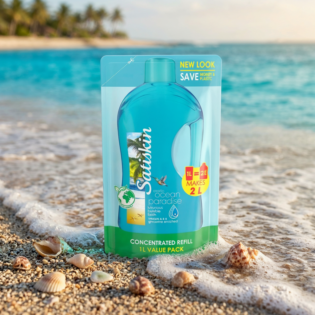 Satiskin Bubble Bath Refill – Ocean Paradise