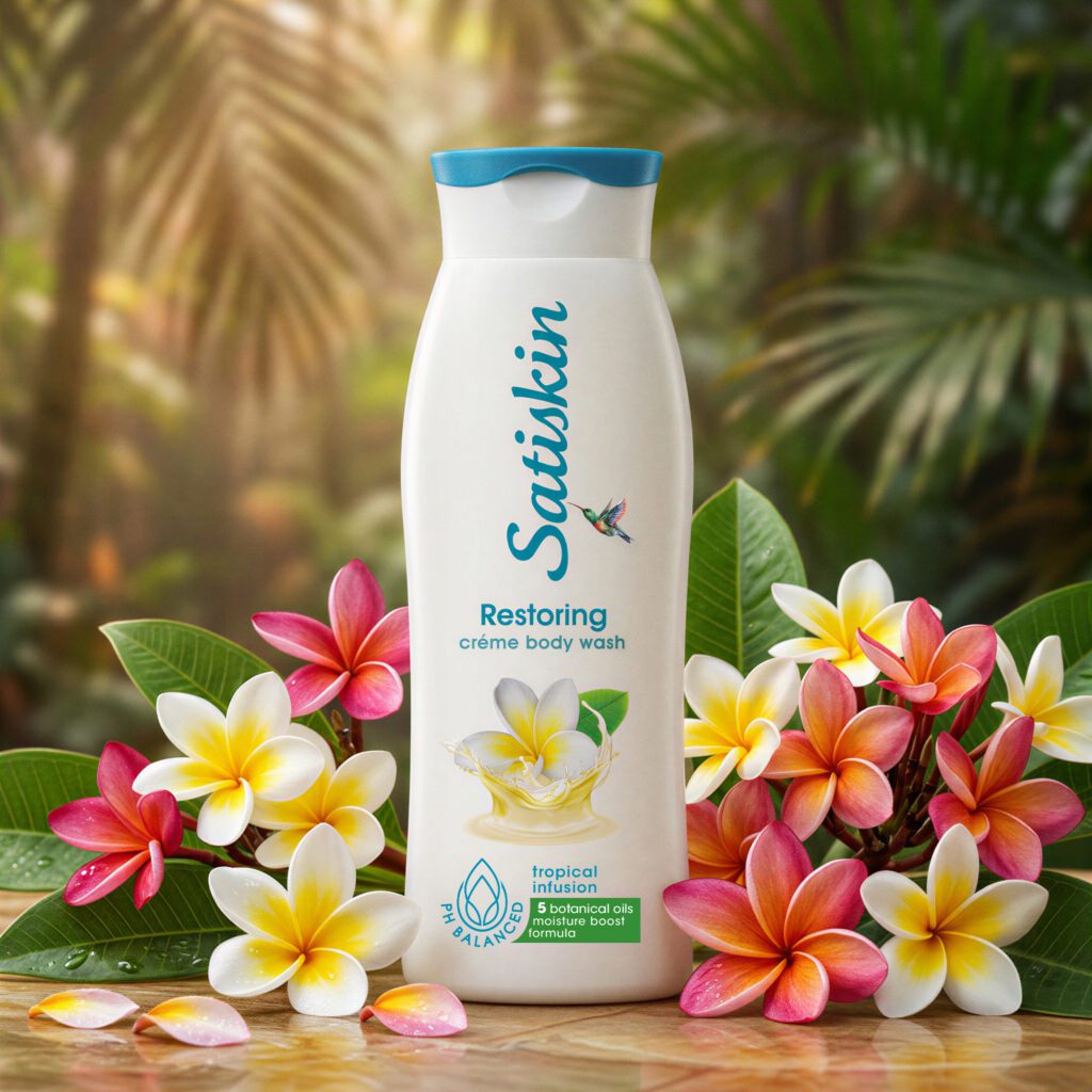Satiskin Crème Body Wash – Tropical Infusion